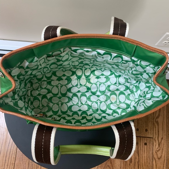 GREEN COACH BAG - Picture 3 of 3